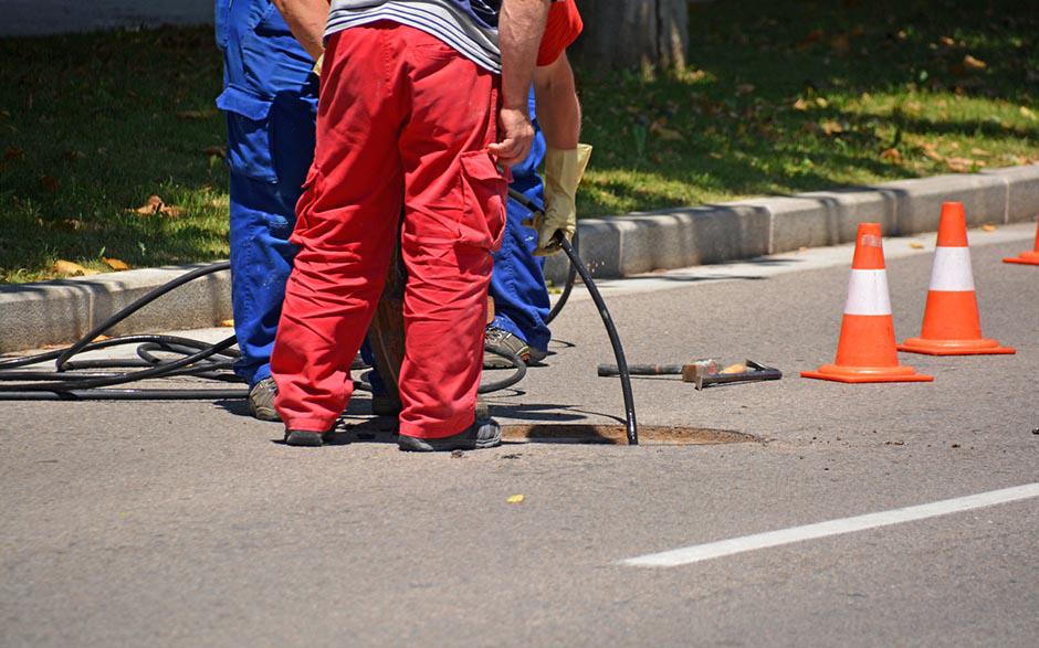 travaux assainissement Saint-Maurice